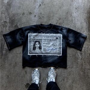 Black Graphic Men's Shirt